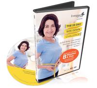 DVD de ejercicios para personas mayores de 50 a 80 a os. El reto de 28 d as para bajar de talla incluye entrenamiento de cuerpo completo, videos