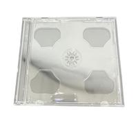 DVD Double Jewel Cases 10.4 MM, para 2 discos con bandeja transparente (50 Unidades) de dragón Trading