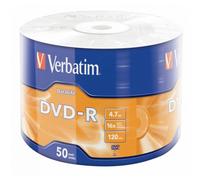 DVD en blanco Verbatim 43791 4,7 GB 16x pack 50 unidades superficie mate