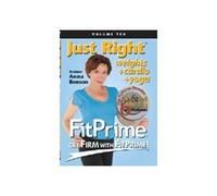 DVD FitPrime JUST RIGHT Weights Cardio Yoga Anna Benson creator of the FIRM!