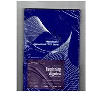 DVD for Aufmann/Barker/Lockwood S Beginning Algebra with Applications, 7th [USA]