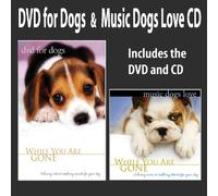 DVD For Dogs + Music Dogs Love CD: DVD/CD SET (While You Are Gone) Dog Music Dog DVD
