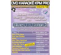 DVD Karaoké KPM Pro - Vol. 13 : Stars en scène 3 [Francia]