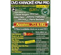DVD Karaoké KPM Pro - Vol. 16 : Années 70 & 80 [Francia]