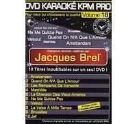DVD Karaoké KPM Pro - Vol. 18 : Jacques Brel [Francia]