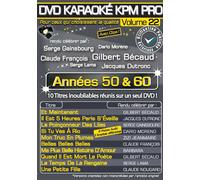 DVD Karaoké KPM Pro - Vol. 22 : Années 50 & 60 [Francia]