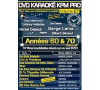 DVD Karaoké KPM Pro - Vol. 27 : Annéees 60 & 70 volume 2 [Francia]