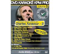 DVD Karaoké KPM Pro - Vol. 5 : Charles Aznavour 2 [Francia]