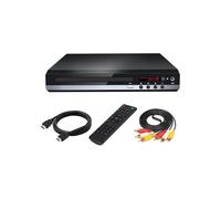 DVD Player Compact AV HDMI Cable USB Input UHD 1080P 5.1 Stereo Surround Region-Free CD Player for Karaoke Study at