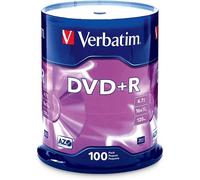 DVD+R 4.7 GB 16x Disco grabable AZO - 100 discos en husillo (FFP) - 97459, Marca, paquete de 100 discos en husillo FFP