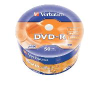 Dvd-R Verbatim Imprimible Y No 4.7GB 16X 120Minuti 50/100/150