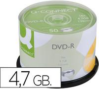 Dvd-R Capacidad 4.7Gb Duración 120Min Velocidad 16X Torre De 50 Unidades - Q-CONNECT