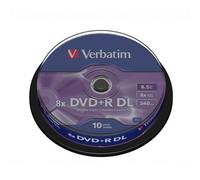 DVD+R Doble Capa Verbatim Advanced AZO 8X/ Tarrina-10uds