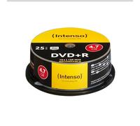 DVD+R Intenso 4.7GB 16x Caja Pastel 25 Unidades