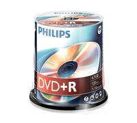 DVD+R Philips DR4S6B00F/00 16x 4,7 GB imprimible bobina 100 unidades