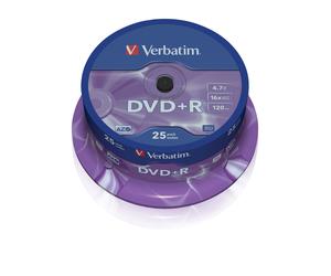 'DVD+R - VERBATIM - 16x - 4.7 Go - Carrete de 25'