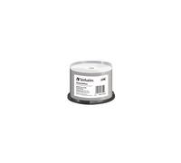 DVD-R VERBATIM 43755 - 50 soportes - 4,7 GB - 16x - Eje - Impresión térmica grande en blanco
