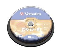 DVD-R Verbatim Advanced AZO 16X/ Tarrina-10uds