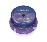 Dvd+r verbatim advanced azo 16x/ tarrina-25uds