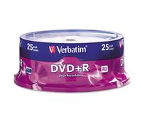 DVD+R Verbatim AZO 4,7 GB 16X Superficie - Paquete de 25 - Eje - Tiempo m ximo de grabaci n: 2 horas