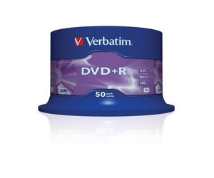 DVD+R Verbatim VB-DPR47S3A 4,7GB 16x Pack 50 Discos en Eje 120mm