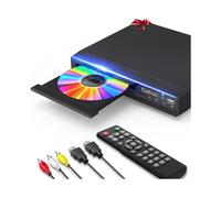 DVD Recorder Player for TV with HD 1080p Upscaling,-Compatible & AV &Coaxial Output,USB Input,Remote Control Eu Plug