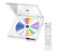 DVD Reproductor para TV, Soporta HDMI/AV/USB/AUX/PAL/NTSC, Reproductor de DVD HDMI sin regiones, Full HD 1080p, Diseño Mini, Blanco
