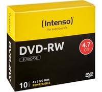 DVD-RW 4.7GB, 4x 4,7 GB 10 pieza(s), DVDs vírgenes 4x, DVD-RW, 120 mm, Caja de cd, 10 pieza(s), 4,7 GB