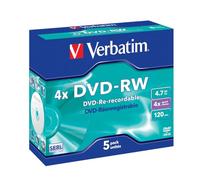 DVD-RW Verbatim VB-DMW44JC 5 Unidades - Marca: Verbatim - EAN: 0023942432852