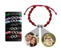 DVDKOLA Pulsera personalizada con imagen en el interior, pulsera de proyección de fotos personalizada con fotos, regalos conmemorativos para parejas/mujeres/hombres, día de la madre, día del padre