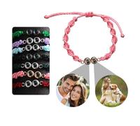 DVDKOLA Pulsera personalizada con imagen en el interior, pulsera de proyección de fotos personalizada con fotos, regalos conmemorativos para parejas/mujeres/hombres, día de la madre, día del padre