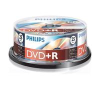 DVDs Vírgenes Philips DR4S6B25F, Spindle, 25 Piezas, Para Grabaciones