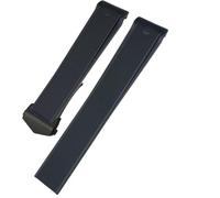 dvegGEE Correa de reloj de silicona, 21 mm 22 mm Correa de reloj de caucho y silicona Accesorios(Black Black Buckle,21 mm)