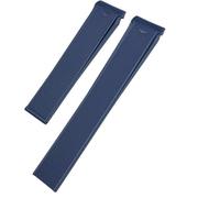 dvegGEE Correa de reloj de silicona, 21 mm 22 mm Correa de reloj de caucho y silicona Accesorios(Blue Without Buckle,21 mm)
