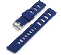 dvegGEE Correa de silicona for reloj deportivo, resistente al sudor, de repuesto for accesorios de reloj(Blue,22 mm)