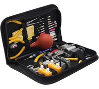 dvegGEE Kit de reparación de Relojes, Kit de Herramientas de reparación de Relojes Profesional de 130 Piezas Juego de Herramientas de Varilla de Resorte for abridor de Cajas