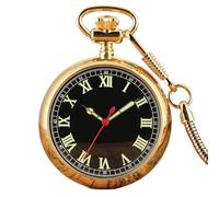 dvegGEE Reloj de Bolsillo automático mecánico con Esfera de números Luminosos y Cuerda automática