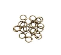 dvegGEE Suministros para hacer joyas, anillos de salto, accesorios de bricolaje, 7 mm x 200pcs, Madera de agar