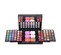 DVERFSWEV-GH Paleta de sombras de ojos de larga duración con tecnología de mezcla sin costuras, juego de maquillaje sin arrugas, colores veganos de día y noche para la piel (78 colores)