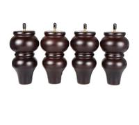 DVERFSWEV-GH Patas de Madera for Muebles, reemplazo de Muebles DIY, Patas de sofá, Muebles Minimalistas Modernos de Madera, Patas de sofá for decoración del hogar(15cm-4pcs)