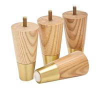 DVERFSWEV-GH Patas de Madera for Muebles, reemplazo de Muebles DIY, Patas de sofá, Muebles Minimalistas Modernos de Madera, Patas de sofá for decoración del hogar(4pcs 4inch)