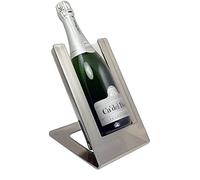 Dvm Stand Refrigerante - Contacto - Gelette Termica Vino - Para Botellas Estándar de 75 cl (Contacto Metal Silver, Elemento Blanco)