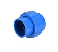 DVNFWKc Conector Rápido De Conexión De Manguera Tubo De PVC 50 Mm X 50 Mm Conector Solvente De Unión De Tubería De Azul Para Riego, Piscinas Y Aplicaciones Al Aire Libre