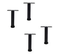 dvnFWKc Pie de reemplazo de Muebles, Patas de Metal Ajustables for Muebles, Soporte for Cama en T, Patas de Mesa, Juego de 4 Patas de Repuesto