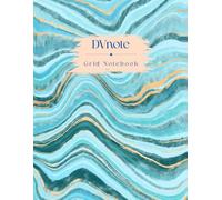 DVnote Grid Notebook: Premium Grid Paper Notebook | 8.5 x 11 Inches | Total 112 Pages | Graph Paper Journal for Students, Engineers, Architects, ... Drawing & STEM ( Abstract Blue Marble )