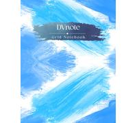 DVnote Grid Notebook: Premium Grid Paper Notebook | 8.5 x 11 Inches | Total 112 Pages | Graph Paper Journal for Students, Engineers, Architects, ... Technical Drawing & STEM ( Blue Abstract )