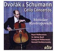 Dvoák, Schumann : Concertos pour violoncelle. Rostropovitch, Boult, Rozhdestvensky.