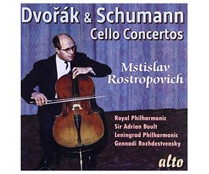 Dvoák, Schumann : Concertos pour violoncelle. Rostropovitch, Boult, Rozhdestvensky.