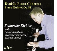 Dvořák : Concerto pour piano - Quintette pour piano n° 2. Richter, Borodin Quartet, Smetacek.
