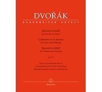 DVORAK - Concierto Op. 53 en La menor para Violin y Piano (Urtext) (Cividini)